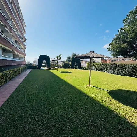 شقة Simpatico Piso Con 2 Piscinas Y Vistas Al Mar